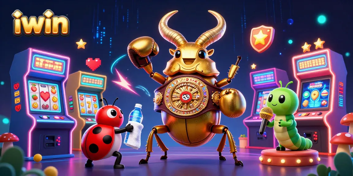 Experience iwin's vibrant gaming world with stylish creatures and exciting slots.