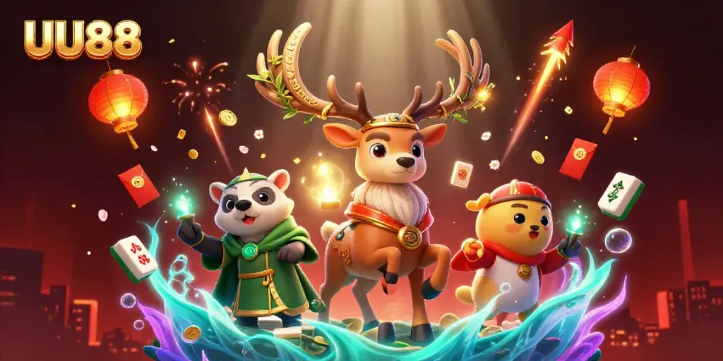 Experience exhilarating gameplay with UU88 featuring dynamic characters and various casino elements.