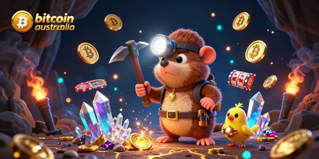 Explore exciting Bitcoin casinos Australia with immersive gaming elements and vibrant visuals.