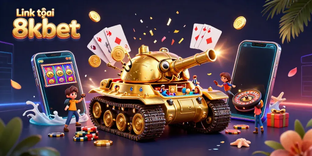Win big with Link vào 8kbet and explore the miniature casino within a golden beetle tank!